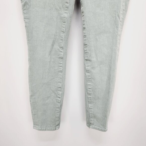 Pilcro Anthropologie corduroy Pants High-Rise Skinny Geen Size 28 - Picture 6 of 11